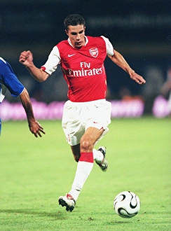 Dinamo Zagreb V Arsenal 2006-7 Prints: Robin van Persie's Unforgettable Debut