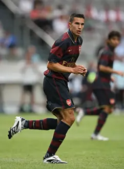 Arsenal V Lazio 2007-8 Prints: Robin van Persie's Unforgettable Strike: Arsenal's Victory over Lazio at Amsterdam ArenA (2007)