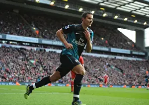 Liverpool V Arsenal 2011-12 Prints: Robin van Persie's Unforgettable Strike: Liverpool vs. Arsenal, Premier League 2011-12