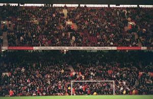 Rocastle trust banners on the North Bank. Arsenal 4:1 Fulham. FA Premier League Rocastle trust banners on the North Bank. Arsenal 4:1 Fulham. FA Premier League