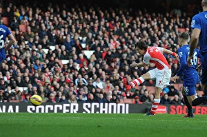 Arsenal Everton 2014-15 Prints: Rosicky Scores the Second: Arsenal vs. Everton, Premier League 2014-15