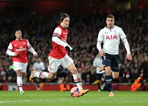 Arsenal V Tottenham Hotspur 2013-14 Prints: Rosicky Stuns Walker: FA Cup Drama as Arsenal Edge Past Tottenham (2013-14)
