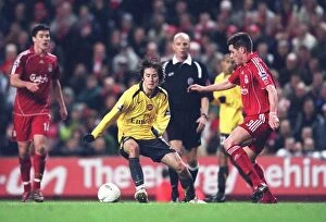 Images Dated 7th January 2007: Rosicky's Stunner: The FA Cup Upset at Anfield (2007) - Tomas Rosicky Scores the Second Goal for