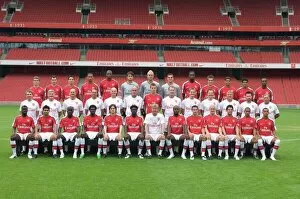 Almunia Manuel Collection: Back row (left to right): Jack Wilshere