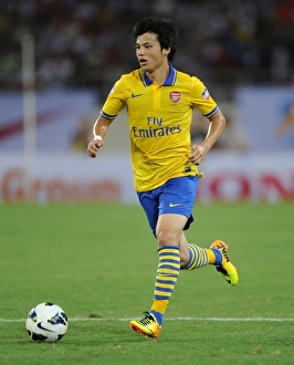 Vietnam V Arsenal 2013-14 Prints: Ryo Miyaichi in Action: Vietnam vs. Arsenal, 2013