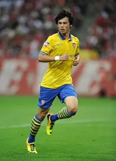 Uwara Red Diamonds V Arsenal 2013-14 Prints: Ryo Miyaichi Shines: Arsenal's Pre-Season Victory over Urawa Red Diamonds, 2013