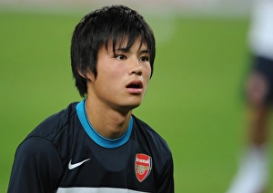 Malaysia XI V Arsenal Prints: Ryo Miyaichi at Suajuna Hotel, Kuala Lumpur, 2011