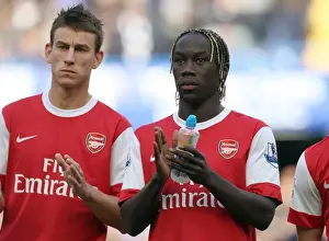 Chelsea V Arsenal 2010-11 Prints: Sagna's Defensive Battle at Stamford Bridge: Arsenal vs