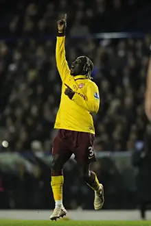 Leeds United V Arsenal FA Cup 2010-11 Prints: Sagna's Stunner: Arsenal's Triumph over Leeds United in the FA Cup, January 2011