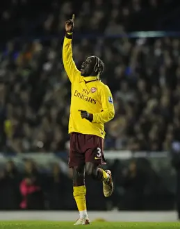 Leeds United V Arsenal FA Cup 2010-11 Prints: Sagna's Stunner: Arsenal's Triumphant FA Cup Goal Against Leeds United (1-2)