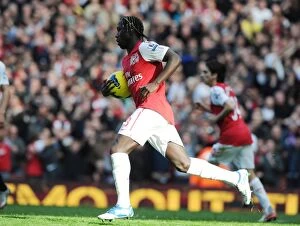 Images Dated 26th February 2012: Sagna's Stunner: Arsenal's Victory Over Tottenham in the 2011-12 Premier League