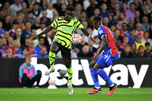 Crystal Palace V Arsenal 2023-24 Prints: Saka Under Pressure: Crystal Palace vs. Arsenal, Premier League 2023-24