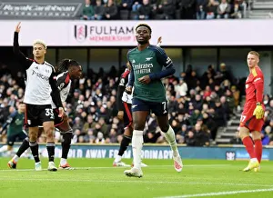 Saka Scores First: Arsenal's New Year's Victory over Fulham in the Premier League