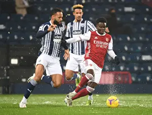 Saka Scores Past Bartley: Arsenal's Thrilling Victory at West Bromwich Albion (2020-21)