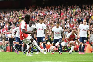 Saka Scores Penalty: Arsenal Tops Tottenham in 2023-24 Premier League Clash