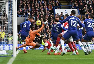 Chelsea V Arsenal 2022-23 Prints: Saka Scores the Stunner: Chelsea vs. Arsenal, Premier League 2022-23