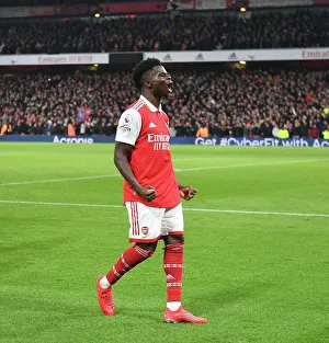 Modern Frame 12x10 of Saka Scores the Winner: Arsenal FC vs Manchester  City, Premier League 2022-23