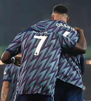 Norwich City V Arsenal 2021-22 Prints: Saka Shines: Arsenal's Triumph over Norwich City - Double Strike by the Young Star