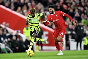 Saka Sprints Past Gomez: Intense Rivalry - Liverpool vs Arsenal, Premier League 2023-24