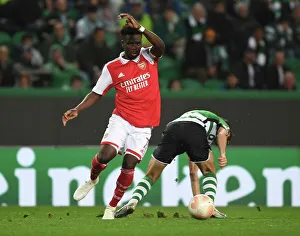 Sporting Lisbon V Arsenal 2022-23 Prints: Saka vs. Trincao