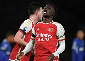 Chelsea V Arsenal 2023-24 Prints: Saka's Brace: Chelsea vs. Arsenal