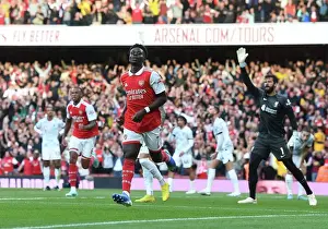 Arsenal V Liverpool 2022-23 Prints: Saka's Stunner: Arsenal's Dramatic Victory over Liverpool in the 2022-23 Premier League