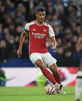 Saliba in Action: Chelsea vs. Arsenal, Premier League 2023-24