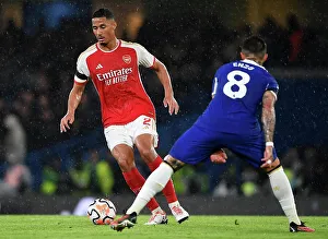Saliba Under Pressure: Chelsea vs. Arsenal, Premier League 2023-24