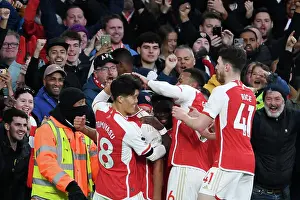Saliba Scores: Arsenal Takes 2-0 Lead Against Burnley (2023-24)