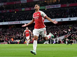 Saliba Strikes: Arsenal Takes 2-0 Lead Against Burnley (2023-24)