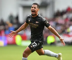Saliba Stunner: Arsenal Star Scores Debut Goal in 1-1 Draw Against Brentford