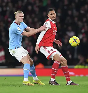 Saliba vs Haaland: A Star-Studded Clash in Arsenal vs Manchester City Premier League Showdown