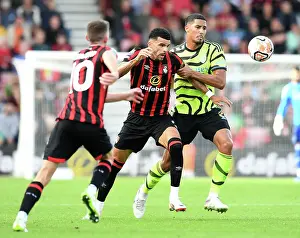Saliba vs. Solanke: Intense Clash in AFC Bournemouth vs. Arsenal FC, Premier League 2023-24