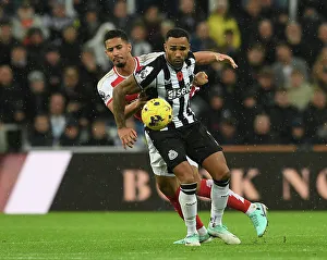 Saliba vs Wilson: Intense Battle at St. James Park - Arsenal vs Newcastle United, Premier League 2023-24