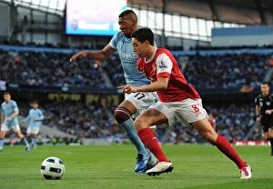Images Dated 24th October 2010: Sami Nasri (Arsenal) Jerome Boateng (Man City). Manchester City 0: 3 Arsenal