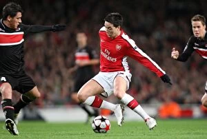 Images Dated 4th November 2009: Sami Nasri's Stunner: Arsenal's 4-1 Victory Over AZ Alkmaar in the Champions League