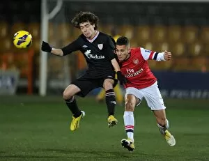 Samir Bihmoutine (Arsenal) Inigo Lekue (Bilbao). Arsenal U19 4: 2 Athletic Bilbao U19