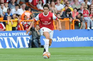 Barnet V Arsenal 2010-11 Prints: Samir Nasri in Action: Arsenal Crush Barnet 4-0 in Pre-Season Friendly
