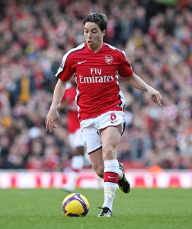 Arsenal V Sunderland 2008-9 Prints: Samir Nasri in Action: Arsenal vs. Sunderland, 2009 (0:0)