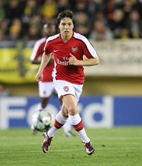Villarreal V Arsenal 2008-9 Prints: Samir Nasri in Action: Arsenal vs