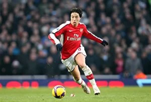 Images Dated 31st January 2009: Samir Nasri in Action: Arsenal vs. West Ham United, 0:0 Barclays Premier League (January 31, 2009)