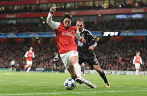 Samir Nasri (Arsenal) Aleksandar Lazevski (Partizan). Arsenal 3: 1 Partizan Belgrade