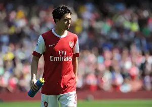 Samir Nasri (Arsenal). Arsenal 1: 0 Manchester United. Barclays Premier League
