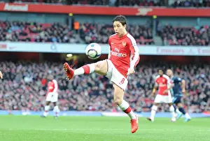 Arsenal V West Ham United 2009-10 Prints: Samir Nasri (Arsenal). Arsenal 2: 0 West Ham United, Barclays Premeir League