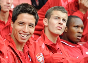 Samir Nasri (Arsenal). Arsenal 3: 2 Celtic. Emirates Cup, pre season. Emirates Stadium