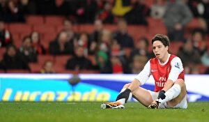 Arsenal v Leyton Orient FA Cup Replay 2010-11 Collection: Samir Nasri (Arsenal). Arsenal 5: 0 Leyton Orient, FA Cup Fifth Round Replay