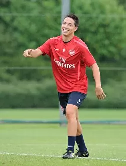 Images Dated 6th July 2010: Samir Nasri (Arsenal). Arsenal Training Ground, London Colney, Hertfordshire, 6 / 7 / 2010