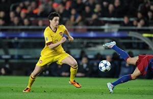 Images Dated 8th March 2011: Samir Nasri (Arsenal). Barcelona 3: 1 Arsenal. UEFA Champions League. Last 16, 2nd leg