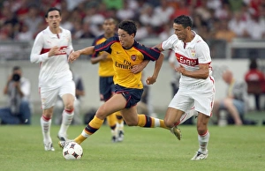 Samir Nasri (Arsenal) Boulahrouz (Stuttgart)