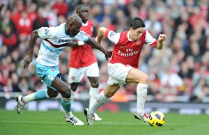 Samir Nasri (Arsenal) Herita Ilunga (West Ham). Arsenal 1:0 West Ham United Samir Nasri (Arsenal) Herita Ilunga (West Ham). Arsenal 1:0 West Ham United